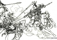 天降奇兵_幼年拜名师学得一手好枪法，罗通与罗通两人双双败阵